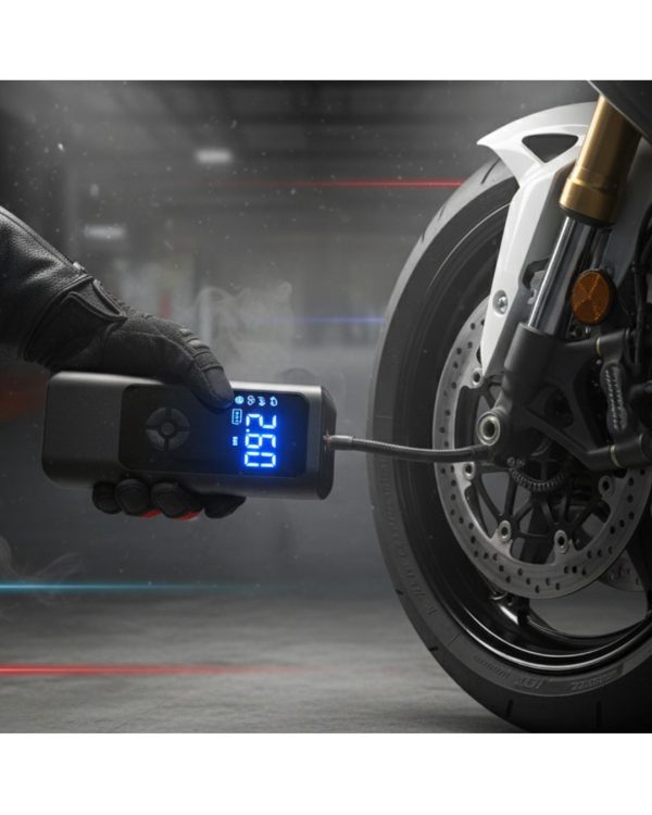 Inflador Digital Para Cauchos De Moto