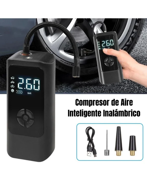Inflador de Cauchos Digital 120W