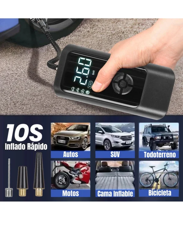 Inflador de Cauchos Digital 120W
