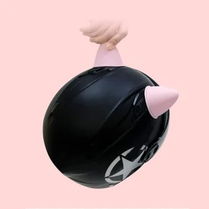 Decoración de Casco Rosa