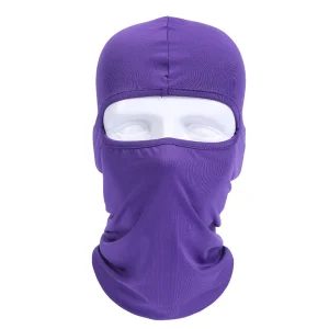 Pasamontañas de rostro completo Morado